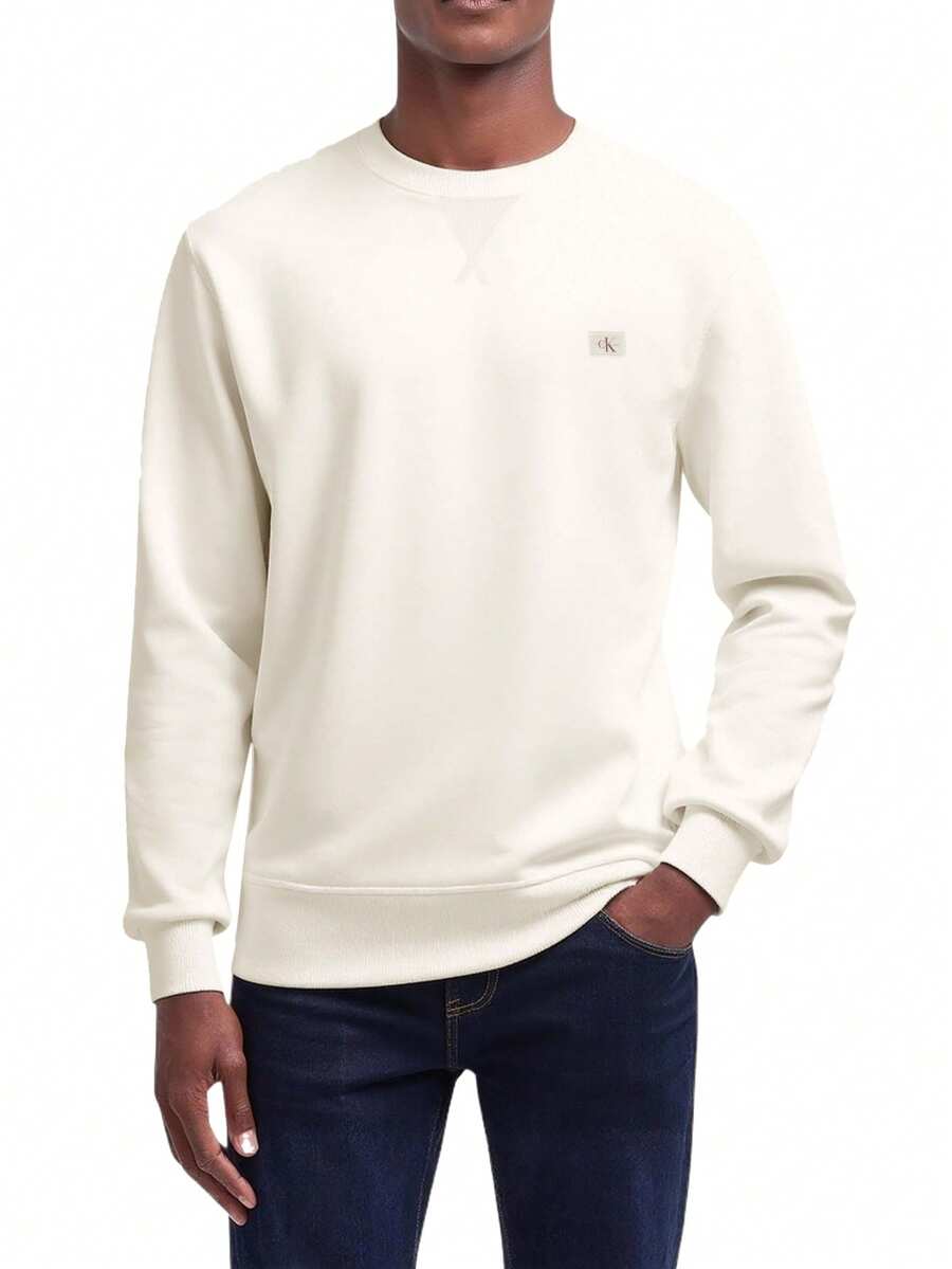Calvin Klein Sudadera Men's Sweatshirt Beige - White - View 1