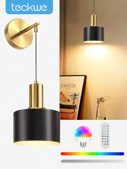 Teckwe Wand Lamps, Home Bedroom Living Room ative Lights, Adjustable Lighting
