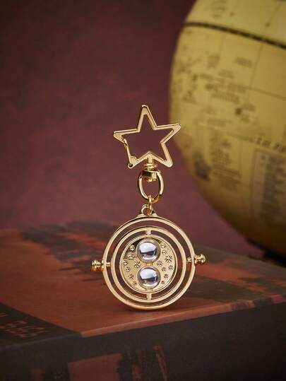 HARRY POTTER X SHEIN 1pc Fashionable Women's Popular Cartoon Element Couple Keychain, New Cross-Border Design, Luxury Niche, Extremely Stylish