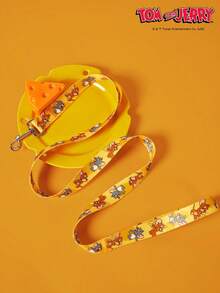 TOM & JERRY X PETSIN 1pc Yellow Background Pet Leash - Yellow - View 1