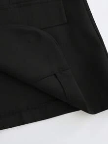 Franclia 休闲卡其色西装外套搭配吊带收腰直筒连衣裙，女士两件套套装，适合春秋季节，商务/休闲场合均可穿着。 - 彩色 - 查看 6