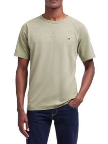Tommy Hilfiger Men's T-Shirt Green - Utility Sage - View 1