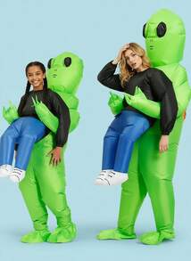 1pc ET Alien Inflatable Costume Anime Suits Dress Mascot Halloween Party Cosplay Costumes Costume Halloween