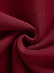 INAWLY Women's Casual Pullover Sweatshirt, Autumn/Winter, Patterned Design, Wine Red, Owl Graphic, Fashionable & Versatile, Outdoor Wear, Street Photography, Must-Have, High Visibility, Back To School, Teacher's Day, Women's Regular Crew Neck Sweatshirt - Burgundy - View 5