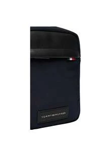 Tommy Hilfiger Nylon Mini Reporter Flat Men's Bag Blue - Black - View 3