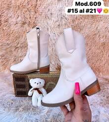 botas vaqueras d niña - Beis - Ver 8