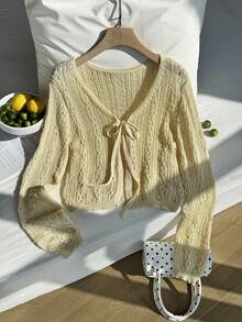 Comfortcana 大码纯色亚麻混纺轻薄开衫，适合春夏季和秋冬季