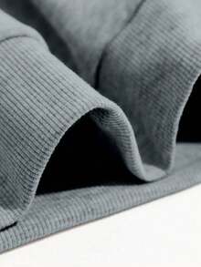 Hoodie mujer sudadera gorro capucha bolsillo canguro puños acanalados calientita cómoda diario estampado al frente mensaje de fe y esperanza versículo bíblico de amor - Gris - Ver 3