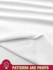 SHEIN EZwear 2pcs/Set Casual Minimalist Basic Round Neck Short Sleeve Undershirt, Pink & White, Spring/Summer - Multicolor - View 3