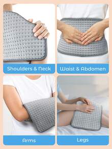 Teckwe Electric Blanket Portable, Warm Comfortable - EU C Type Plug(220-240V) - View 4