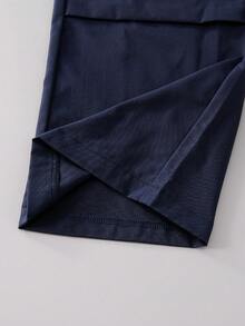 SHEIN ChillGRL 两件套女童超大款机车棒球夹克和印花长裤，V领，宽松版型，适合街头风、休闲穿着、外出、返校季。 - 彩色 - 查看 8