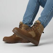 Bota de Caballero Estilo B-50  - Calzado Funcional para Hombre con Suela de Alto Agarre Antideslizante - Diseño Robusto con Cuello Acolchado para Confort Diario - Bota Casual y Duradera - Coyote - Ver 3