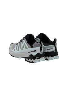 Salomon Xa Pro 3D V9 Gore-Tex Women's Running Shoes Grey L47823100 - Qush/Lily/Bluhaz - View 5