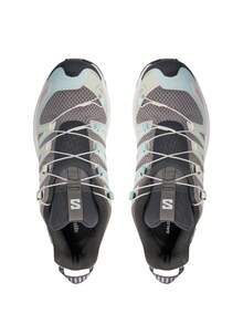 Salomon Xa Pro 3D V9 Women's Running Shoes Gray L47118900 - Gull/White/Bleached Aqua - View 4