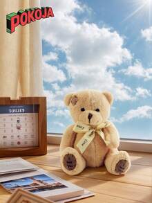 POKOJA LAND - BESTSELLERS 5.11in Lovely Teddy Bear Plush Toys Stuffed Soft Animal Bear Kawaii Dolls For Kids Baby Children Valentine Gift Birthday Gift Christmas Decor Home Kids Girls Gifts Festival, Spring To Summer - Multicolor - View 8