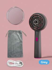 Teckwe Electric Scalp Massage Comb, Red Light Hair Care Comb, Three Modes Available, Type-C Charging Scalp Care Massage Comb Red Light Hair Loss Prevention Hair Device Head Medication Device Hair Liquid Introduction Comb 1400mAh - Multicolor - View 10