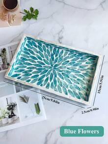 1 Khay đựng vỏ trai giả vuông, vẽ tay, đựng mỹ phẩm, trang sức, đồ ăn nhẹ, món tráng miệng, đồ uống, bánh mì, bánh ngọt, đồ dùng hàng ngày, đồ lưu trữ & đồ trang trí sang trọng theo phong cách Bắc Âu Quà tặng tốt nhất Đĩa sinh nhật Phụ kiện nhà bếp Trang trí nhà bếp Khay để bàn Khay đựng trái cây Trang trí khay tốt nghiệp - Nhiều màu - Xem 20