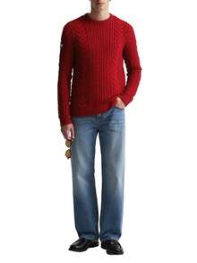 Maroon Jacob Men's Sweater Red - Burgundy - View 3