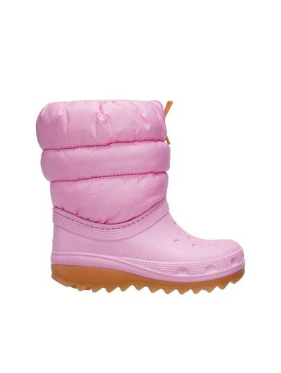 Crocs Classic Neo Puff Kids Boot Pink INK 207684
