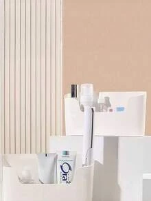 Kotak Penyimpanan Gantung Dinding untuk Pintu Lemari Dapur, Tanpa Pengeboran, Rak Alat Tulis Meja Sederhana, Kotak Dinding Kulkas - MultiWarna - View 2