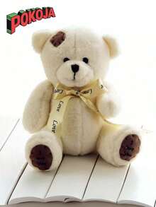 POKOJA LAND - BESTSELLERS 5.11in Lovely Teddy Bear Plush Toys Stuffed Soft Animal Bear Kawaii Dolls For Kids Baby Children Valentine Gift Birthday Gift Christmas Decor Home Kids Girls Gifts Festival, Spring To Summer - Multicolor - View 2