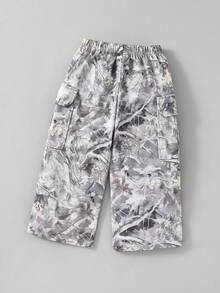 儿童/青少年男童休闲舒适纯色宽松直筒针织运动裤，带口袋，适合上学、花园、海滩、生日、春、夏、秋、冬等场合穿着。 - 彩色 - 查看 5