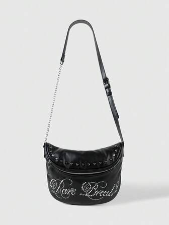 Grunge Punk Casual Minimalist Daily Large Capacity Women's Shoulder Bag