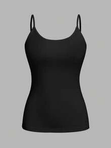 SHEIN EZwear 4件套休闲简约吊带背心，适合夏季穿着 - 彩色 - 查看 10