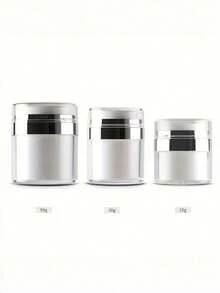 1 lọ đựng mỹ phẩm không khí 15g 30g 50g có thể nạp lại, chống rò rỉ, kích thước nhỏ gọn, tiện lợi khi đi du lịch, đựng kem, sữa dưỡng, gel, đồ trang điểm, chăm sóc da, vật dụng thiết yếu khi đi du lịch - trắng - Xem 11