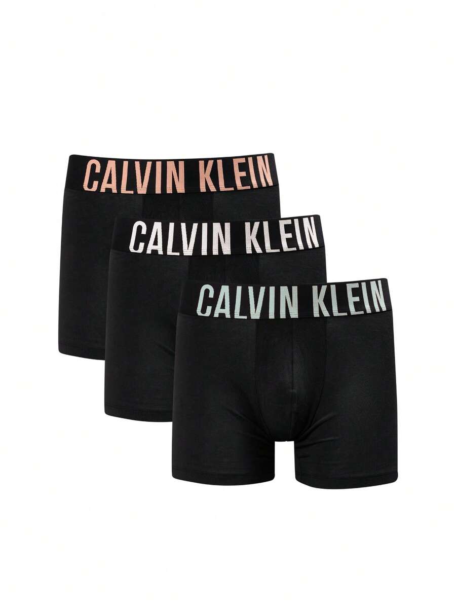 Calvin Klein 3 Pack Men's Loungewear Bottoms - Black - View 1