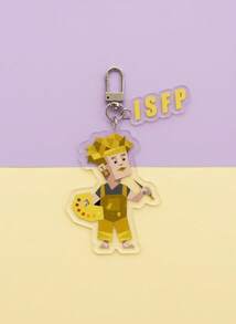 Joivida mbti钥匙扣 MBTI 16个个性商品亚克力钥匙扣书包挂绳配饰人物礼物可爱钥匙扣
