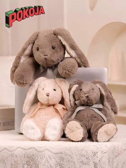 POKOJA LAND - BESTSELLERS [Peluche lindo] Animales de peluche lindos, conejitos de peluche suaves para juguetes de peluche para niños, juguetes de peluche de animales de dibujos animados, regalos de cumpleaños y vacaciones para niños y niñas, animales de peluche, decoraciones de Halloween, decoraciones navideñas, regalos, regalos de Pascua a verano