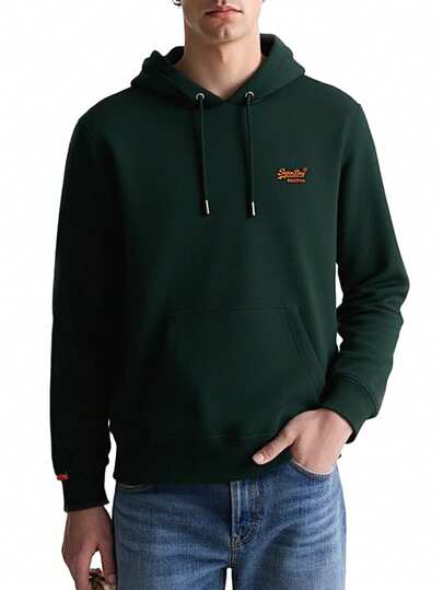Essential Men Hoodie Enamel Green