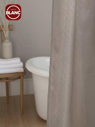 Madebyblanc Cortina de ducha simple y de moda color café, decoración del hogar y del baño, decoración de otoño, accesorios de baño, de vuelta a la escuela