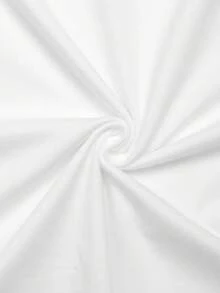 Sparklyn Áo thun cổ tròn in họa tiết màu trắng tương phản kiểu mới cho bé gái tuổi teen và quần short dệt kim ôm sát, trang phục thể thao, màu trắng và xanh, bộ đồ thường ngày dạo phố mùa hè - trắng - Xem 5