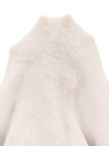 Franclia 新款秋冬女士优质优雅百搭柔软白色开衫