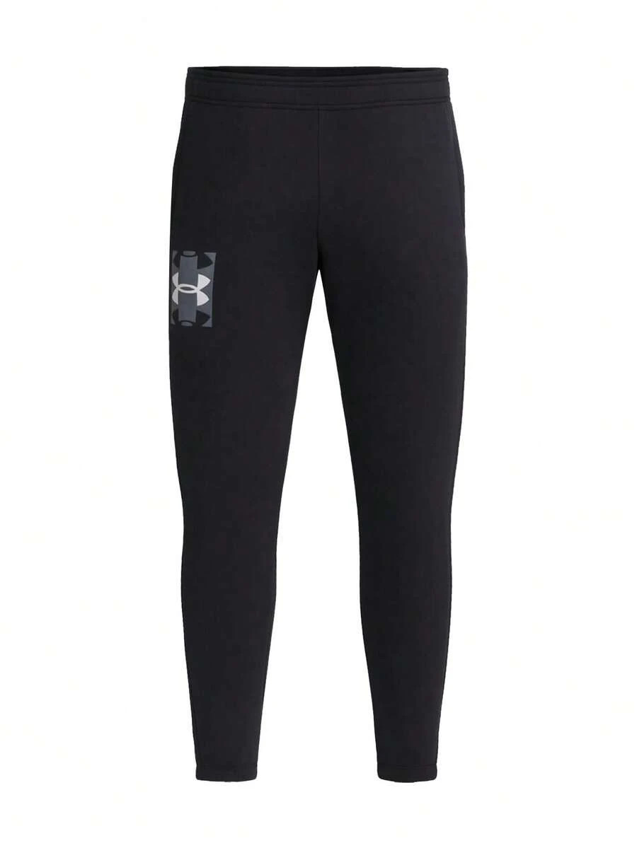 Under Armour Rival Terry Men's Joggers Black - Black /  / White - View 1