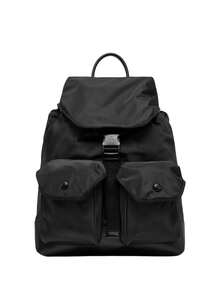 Calvin Klein Speed Clip Ut Flap Men Backpack Black - Black - View 1