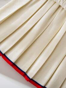 Souflis Souflis 刺绣优雅针织连衣裙套装，居家、外出、聚会皆宜 - 米色 - 查看 4