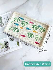 1 Khay đựng vỏ trai giả vuông, vẽ tay, đựng mỹ phẩm, trang sức, đồ ăn nhẹ, món tráng miệng, đồ uống, bánh mì, bánh ngọt, đồ dùng hàng ngày, đồ lưu trữ & đồ trang trí sang trọng theo phong cách Bắc Âu Quà tặng tốt nhất Đĩa sinh nhật Phụ kiện nhà bếp Trang trí nhà bếp Khay để bàn Khay đựng trái cây Trang trí khay tốt nghiệp - Nhiều màu - Xem 24