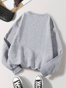 Women Sweatshirts - Grey - View 2