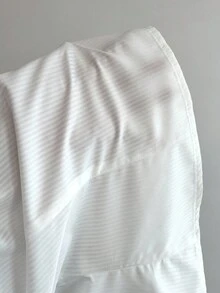 SHEIN Unity 女士秋季两件套服装，长袖背心和带蝴蝶结及荷叶边下摆的衬衫 - 藏蓝色 - 查看 4