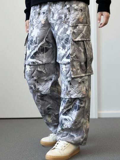 Kids/Tween Boys' Casual Comfortable Solid Color Loose Fit Straight Leg Pockets Knit Sweatpants, Suitable For School, Garden, Beach, Birthday, Spring, Summer, Fall, Winter