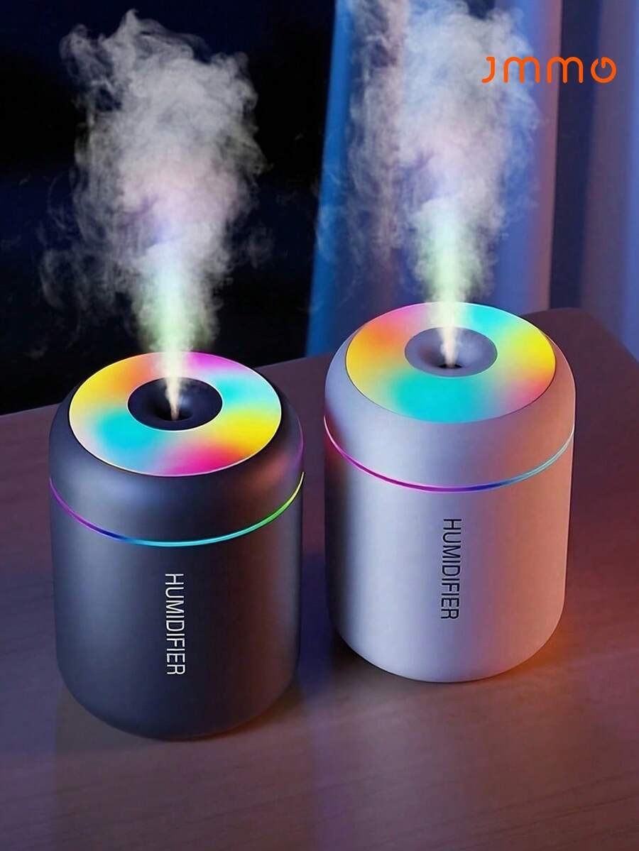 JMMO 1pc Mini Essential Oil Aromatherapy Mist Diffuser & Humidifier, Cool Mist, Colorful Night Light - Humidify Air, Keep Fresh, And Relax Body And Mind(USB Powered Usage)