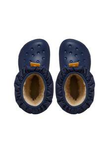 Crocs Classic Neo Puff Boot Navy 207683 - Navy/Gum - View 3