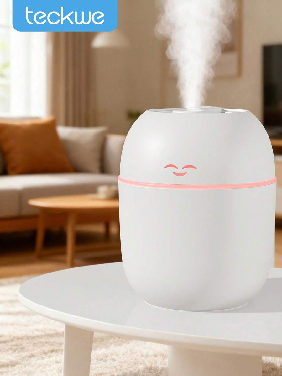 1pc Mini Humidifier, Aroma Diffuser, USB Car Aroma System, Cute Desktop Decor With Mood Light, Help Improve Air Quality And Sleep For Home, Office, Living Room, Kitchen, Bathroom - Multicolor - View 1