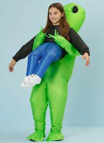 1pc ET Alien Inflatable Costume Anime Suits Dress Mascot Halloween Party Cosplay Costumes Costume Halloween