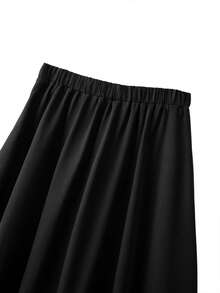 GlowEve CURVE 大码女式纽扣设计优雅编织修身半身裙 - 白色 - 查看 7