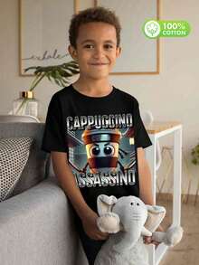 Young Boys T-Shirts - Black - View 1