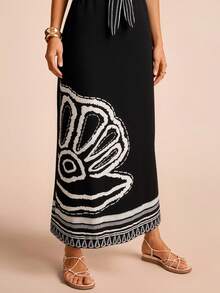 CAJUNI Concha Pb Long Dress Series Chic Vacation - Black - View 4